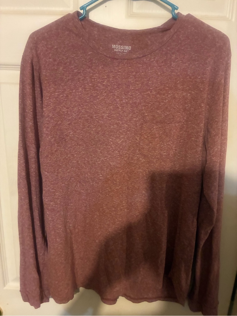 Mossimo Supply Co. Long Sleeve Crewneck - Mauve Heather